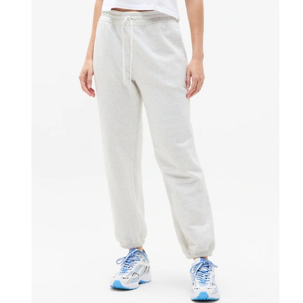 Large, XL - ATHLETA Forever Fleece Mid Rise Jogger Soft Loungewear Grey Gray NWT